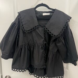 Dressed in Lala Peter Pan collar blouse